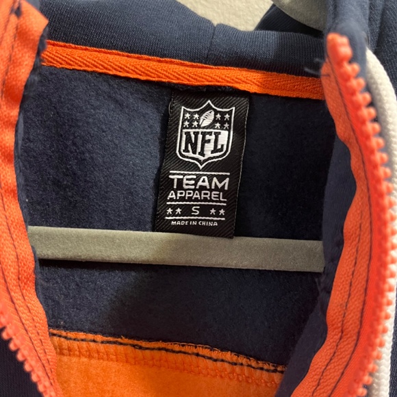 NFL Chicago Bears Hoodie Quarterzip Sweatshirt - Men Small - Picture 6 of 9